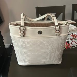 Anne Klein white purse